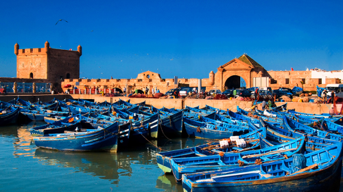 Boats at Port d'Essaouira
